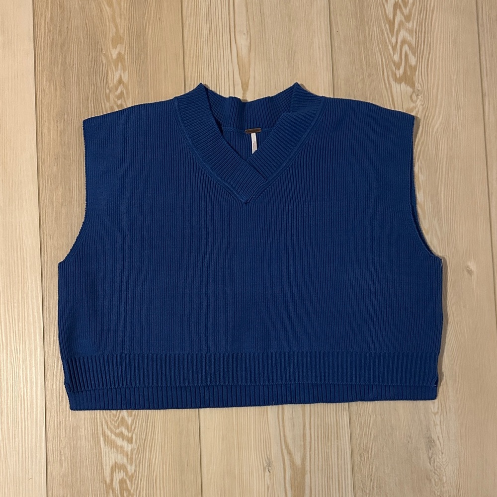 Free People Easy Street Sleeveless Knit Vest SZ L